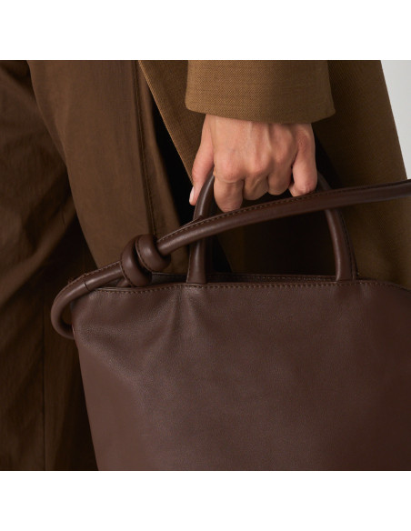 Bolsa Hobo Grande com Nós