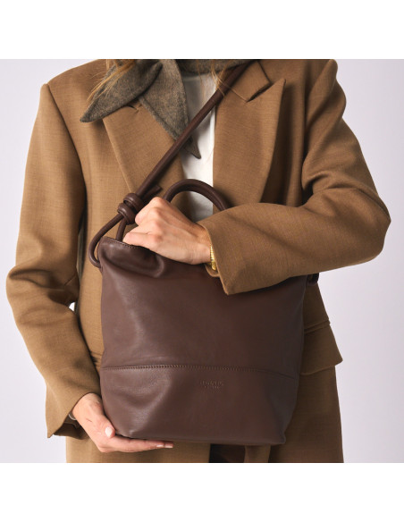 Bolsa Hobo Grande com Nós