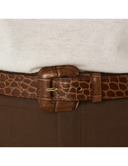 Cintura Donna in Pelle Fibbia Pelle