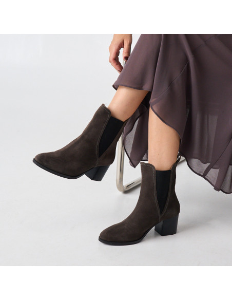 Bota de Couro Marcela