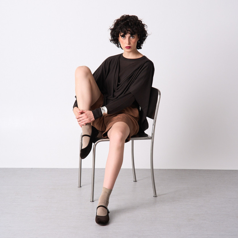 Mary Jane Scarpe in Velluto Teresa