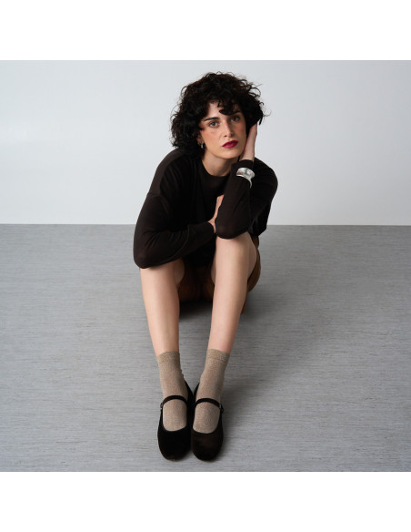 Mary Jane Scarpe in Velluto Teresa