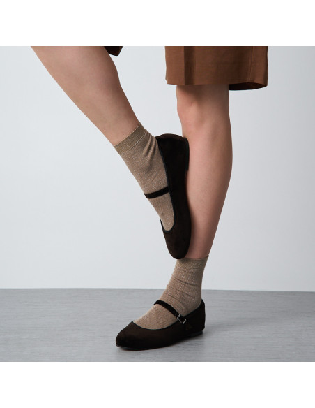 Mary Jane Scarpe in Velluto Teresa