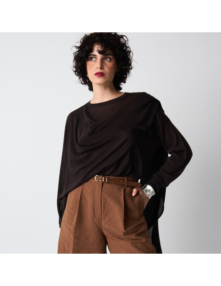 Ceinture Femme Fine en Cuir avec Boucle Dorée