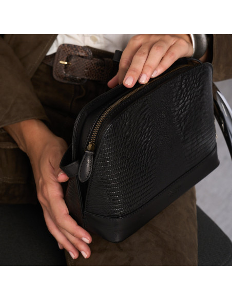 Bolsa Média de Couro