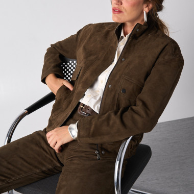 Chaqueta Bomber de Ante 2