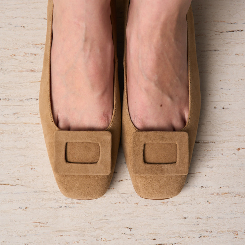 Carmen Square Toe Ballet Flat