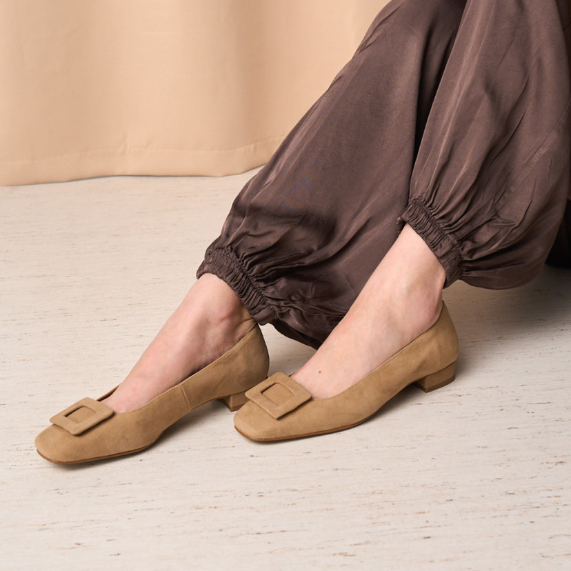 Carmen Square Toe Ballet Flat