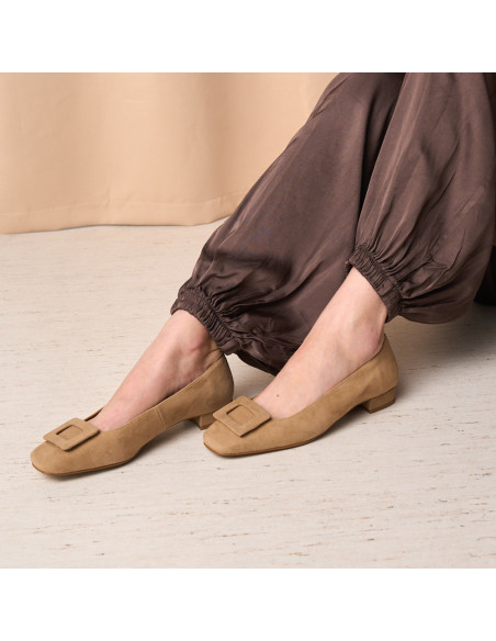 Carmen Square-Toe Ballet Flat