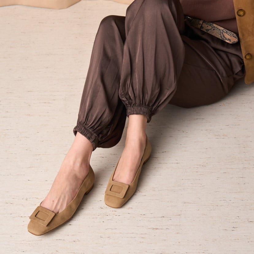 Carmen Square-Toe Ballerina