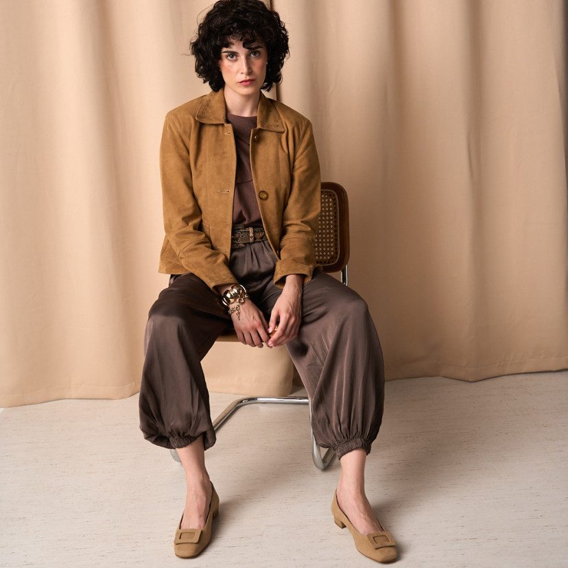 Carmen Square Toe Ballet Flat