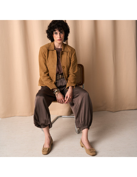 Carmen Square-Toe Ballet Flat