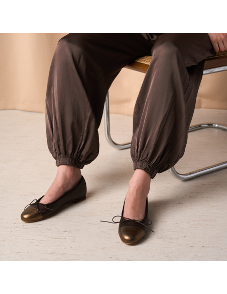 Ballerina in Pelle con Punta Julia