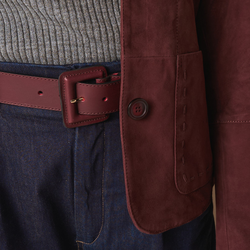 Large ceinture pour femme en cuir...