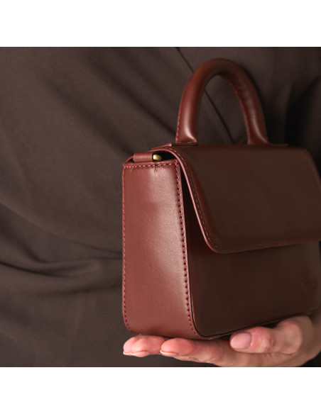 Borsa Piccola in Pelle Corazzata