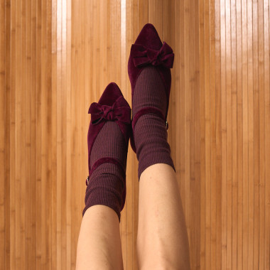 Mary Jane Scarpe in Velluto... 2