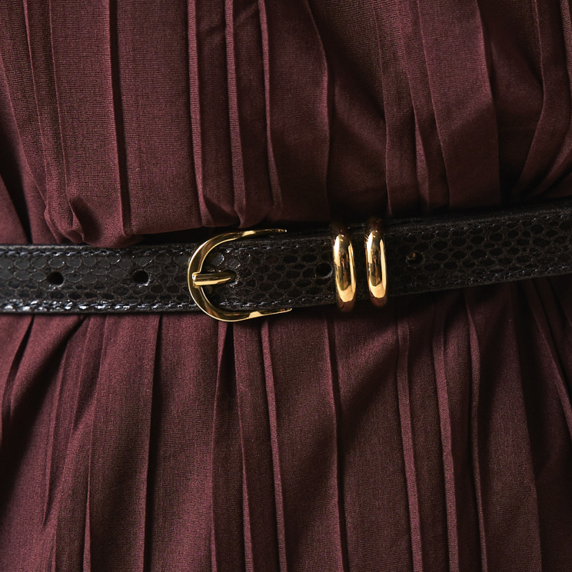 Ceinture Femme Fine en Cuir avec...