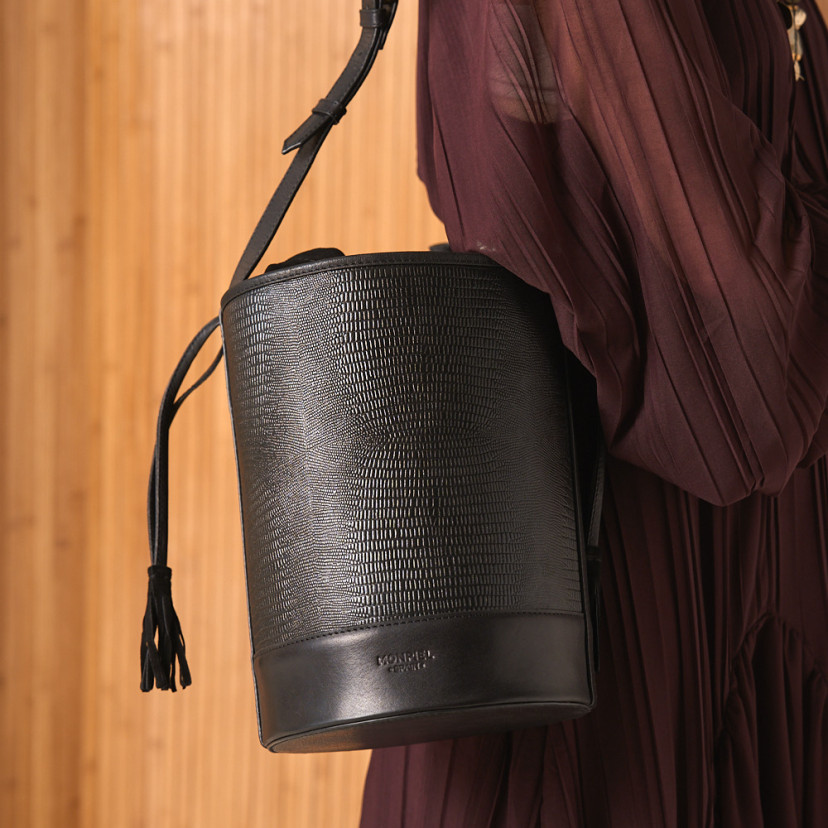 Bolso Redondo Cubo