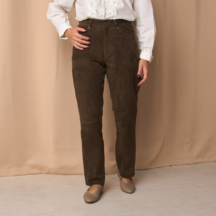 Pantalón Ante Cinco Bolsillos