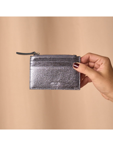Women’s Leather Card Holder with Zip