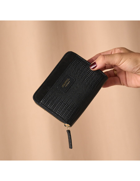 Cartera Mujer Piel Cremallera Pequeña