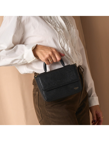 Kleiner Lederhandtasche Bewaffnet