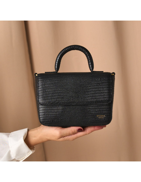 Small Armored Leather Bag