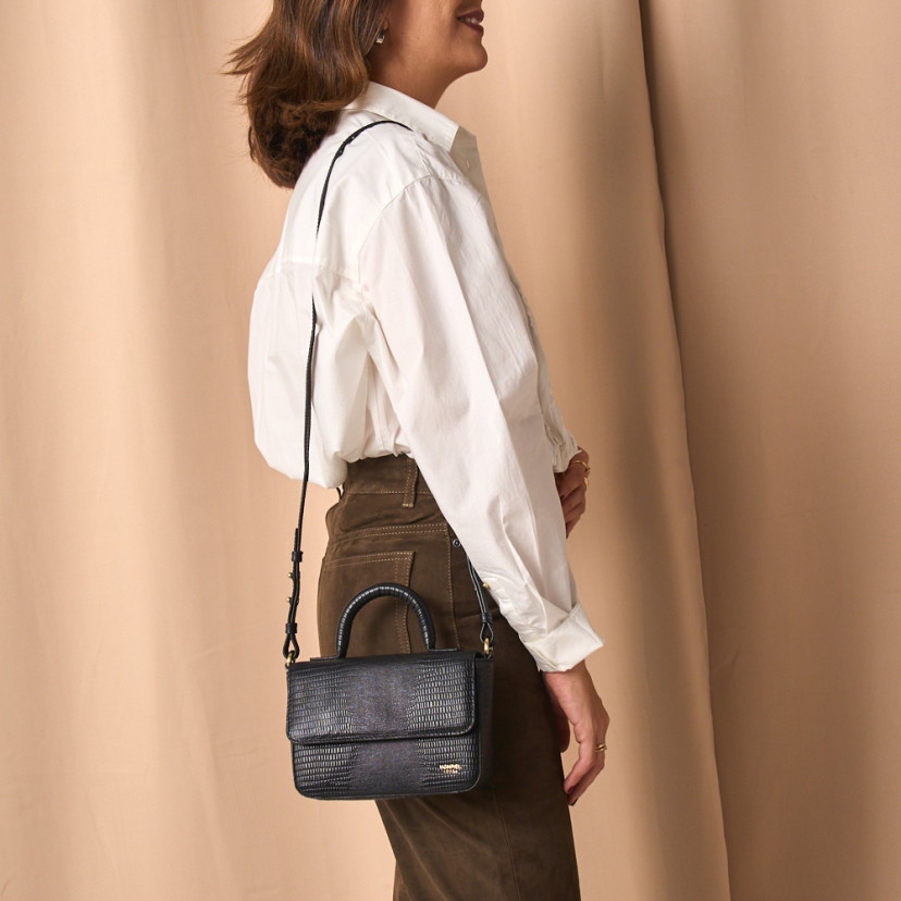 Petit Sac en Cuir Armé
