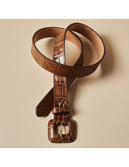 Cintura Donna in Pelle Fibbia Pelle