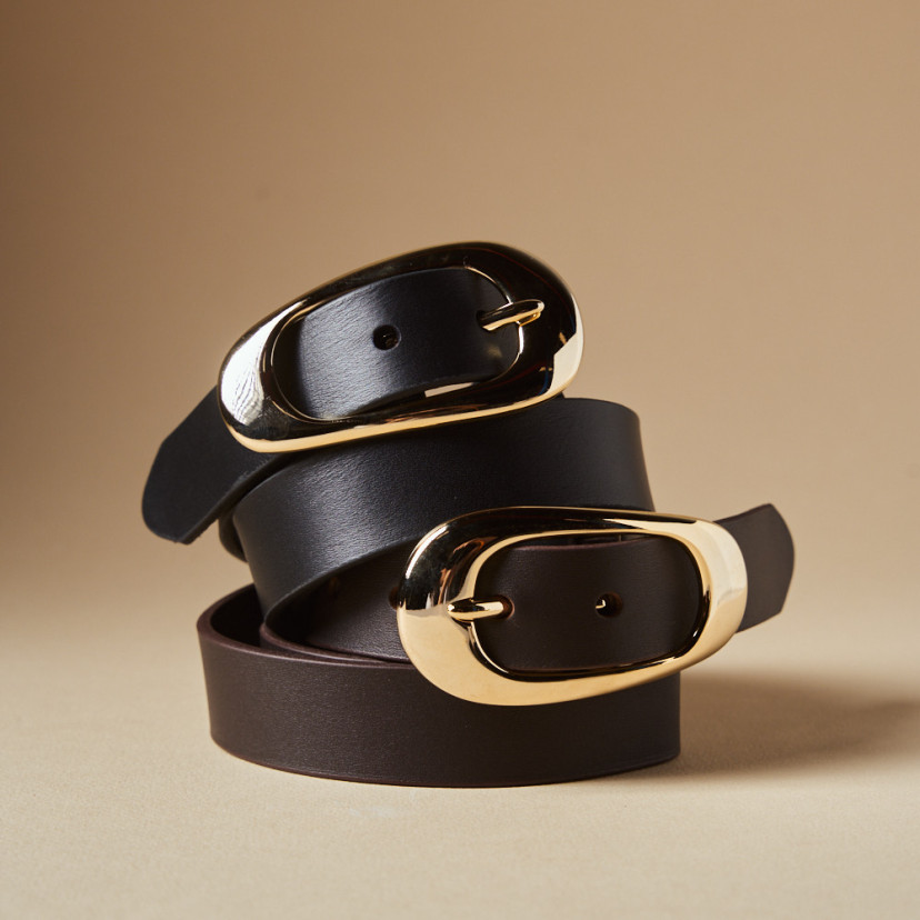 Ceinture Femme en Cuir avec Boucle...