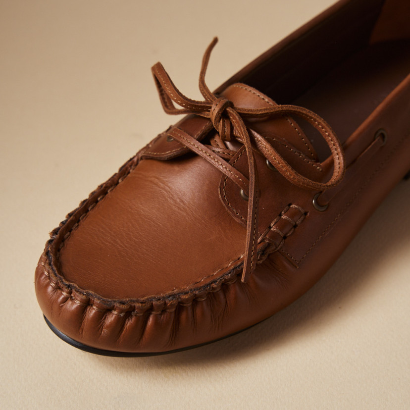 Women's Leather Boat Shoes Marina