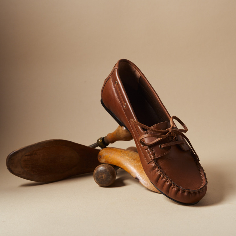 Women's Leather Boat Shoes Marina