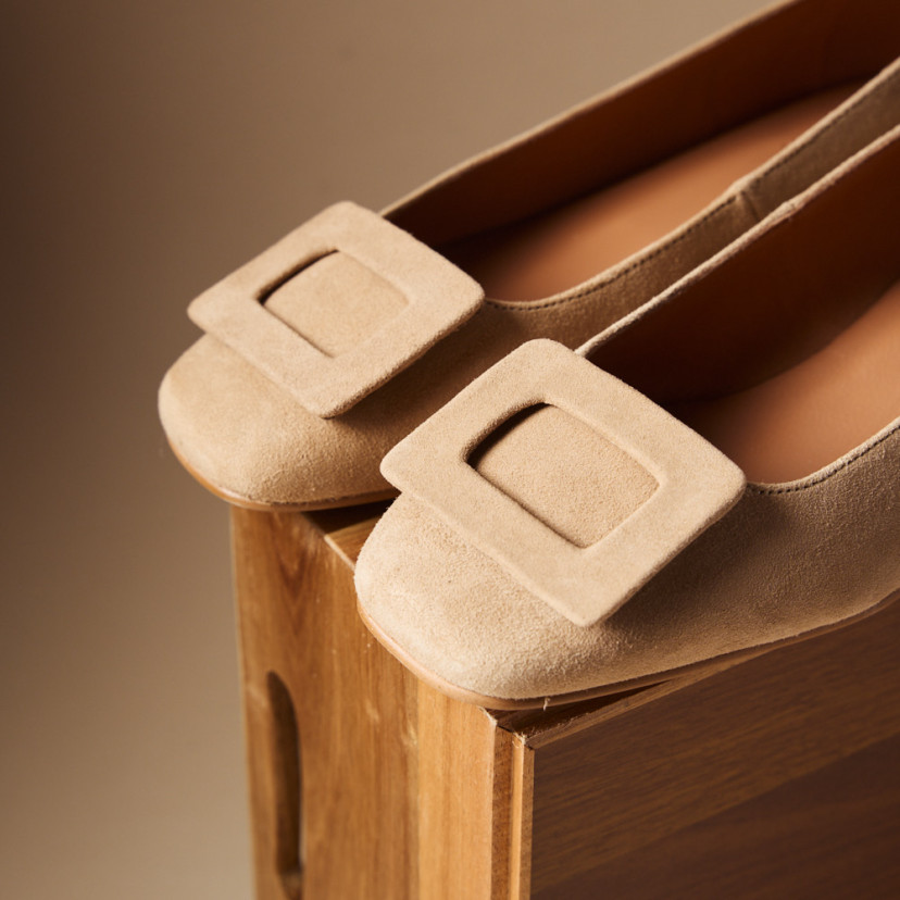 Carmen Square Toe Ballet Flat
