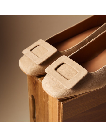 Carmen Square-Toe Ballet Flat
