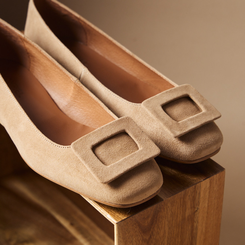 Carmen Square Toe Ballet Flat