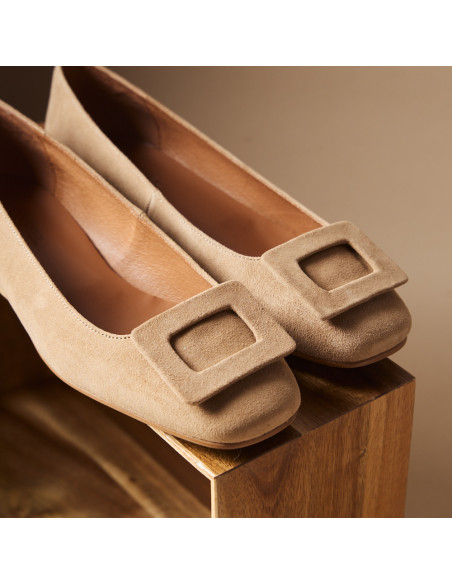 Carmen Square-Toe Ballet Flat