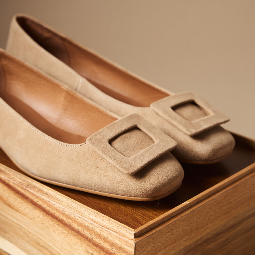 Carmen Square Toe Ballet Flat
