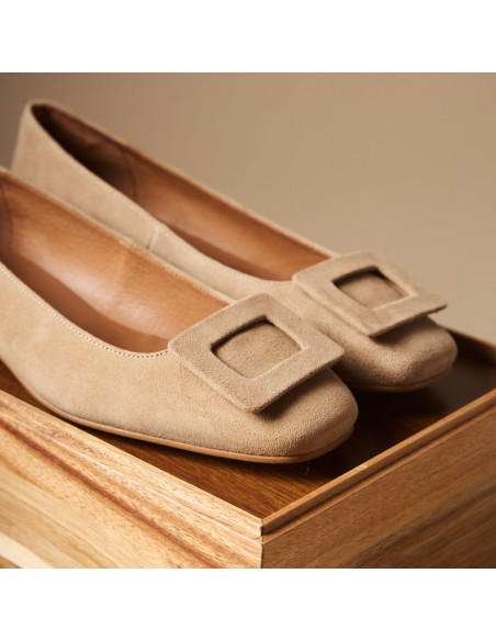 Carmen Square-Toe Ballet Flat