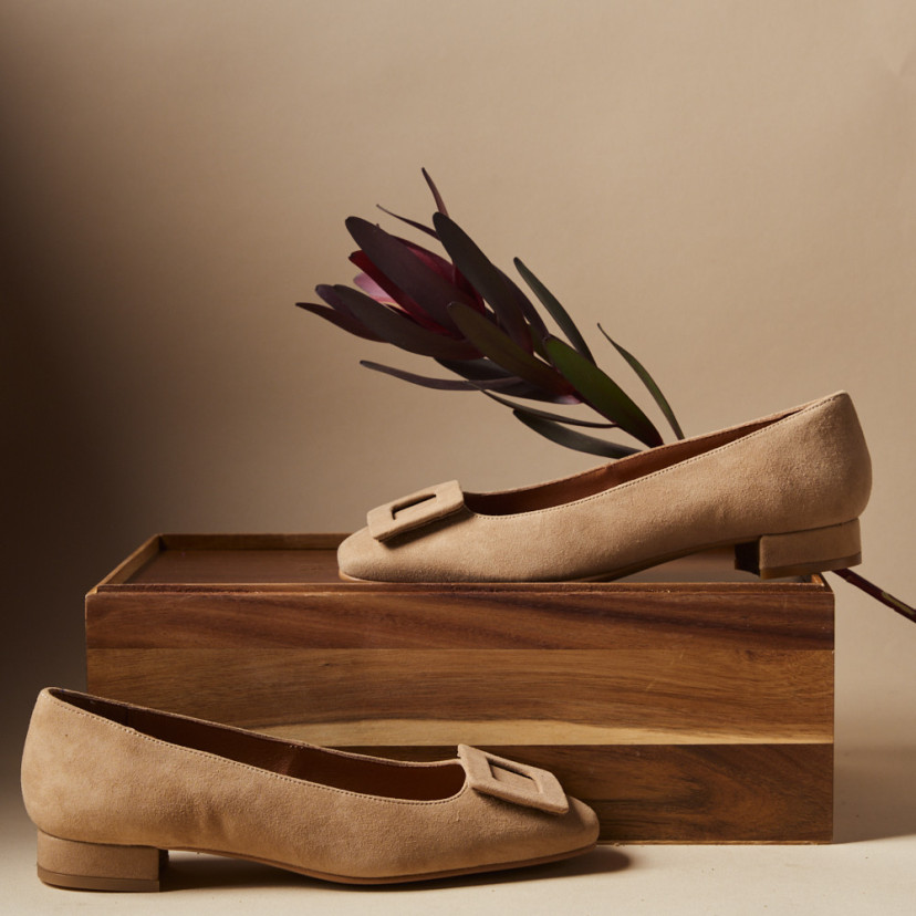 Carmen Square Toe Ballet Flat