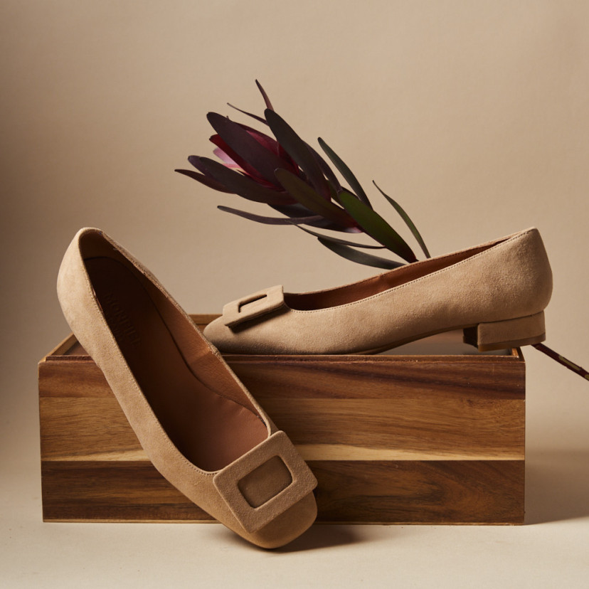 Carmen Square Toe Ballet Flat