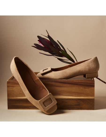 Carmen Square-Toe Ballet Flat