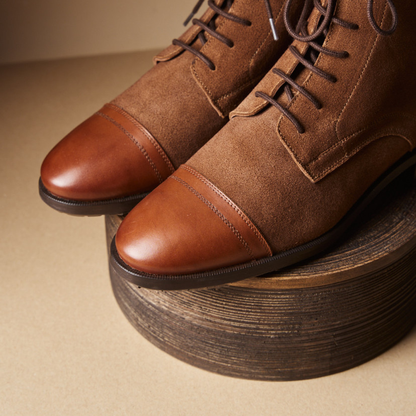 Women's lace-up ankle boots Satur
