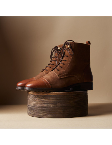 Women's lace-up ankle boots Satur