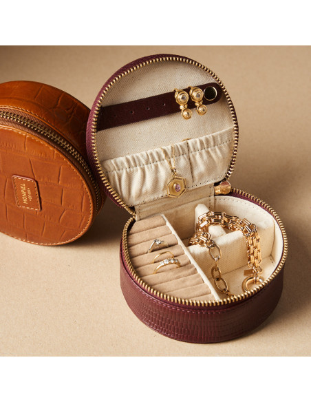 Coffret à Bijoux Femme en Cuir