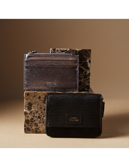 Women’s Leather Card Holder with Zip