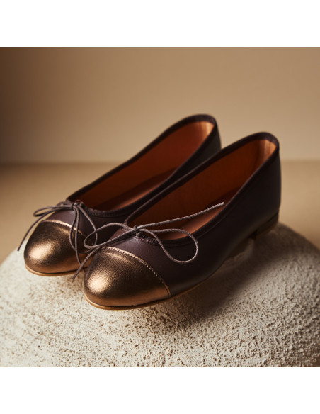 Ballerine en Cuir à Bout Julia