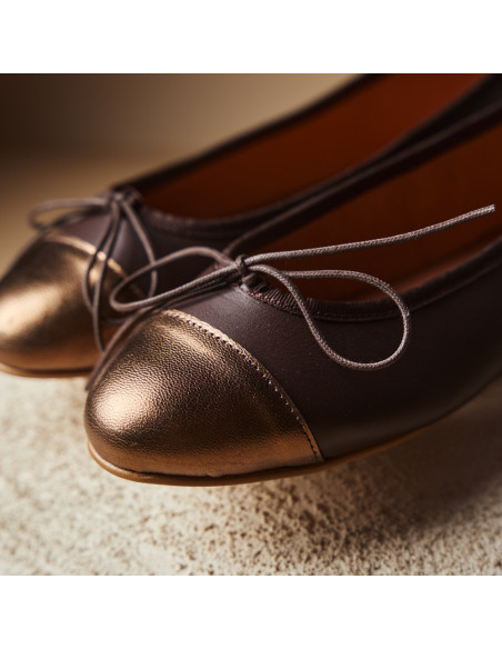 Ballerine en Cuir à Bout Julia