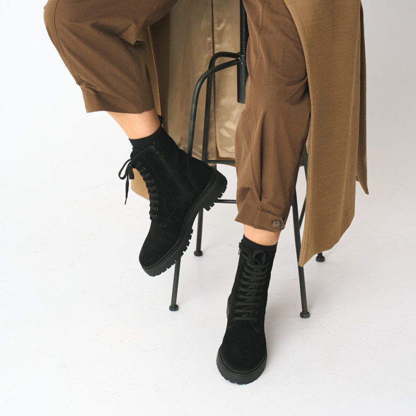 Camila lace-up ankle boots