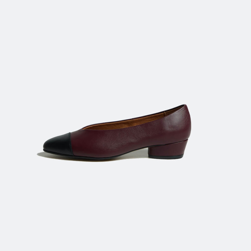 Ballerina Ameliè Bicolor Pointed Toe Heel Ballerina