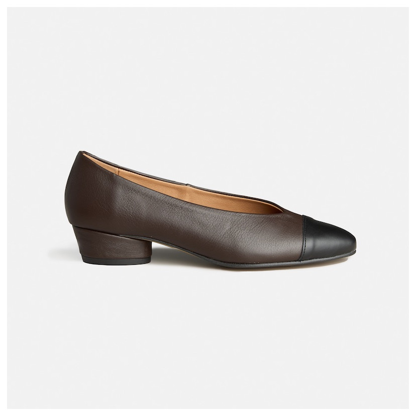 Ballerina Ameliè Bicolor Pointed Toe Heel Ballerina